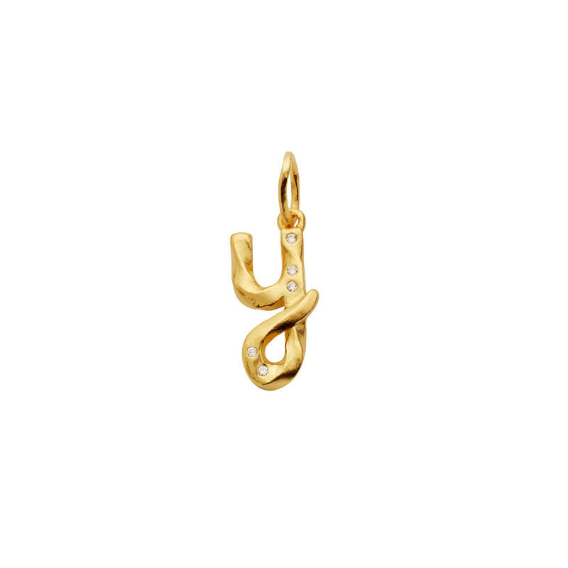 Alphabet Pendant Gold