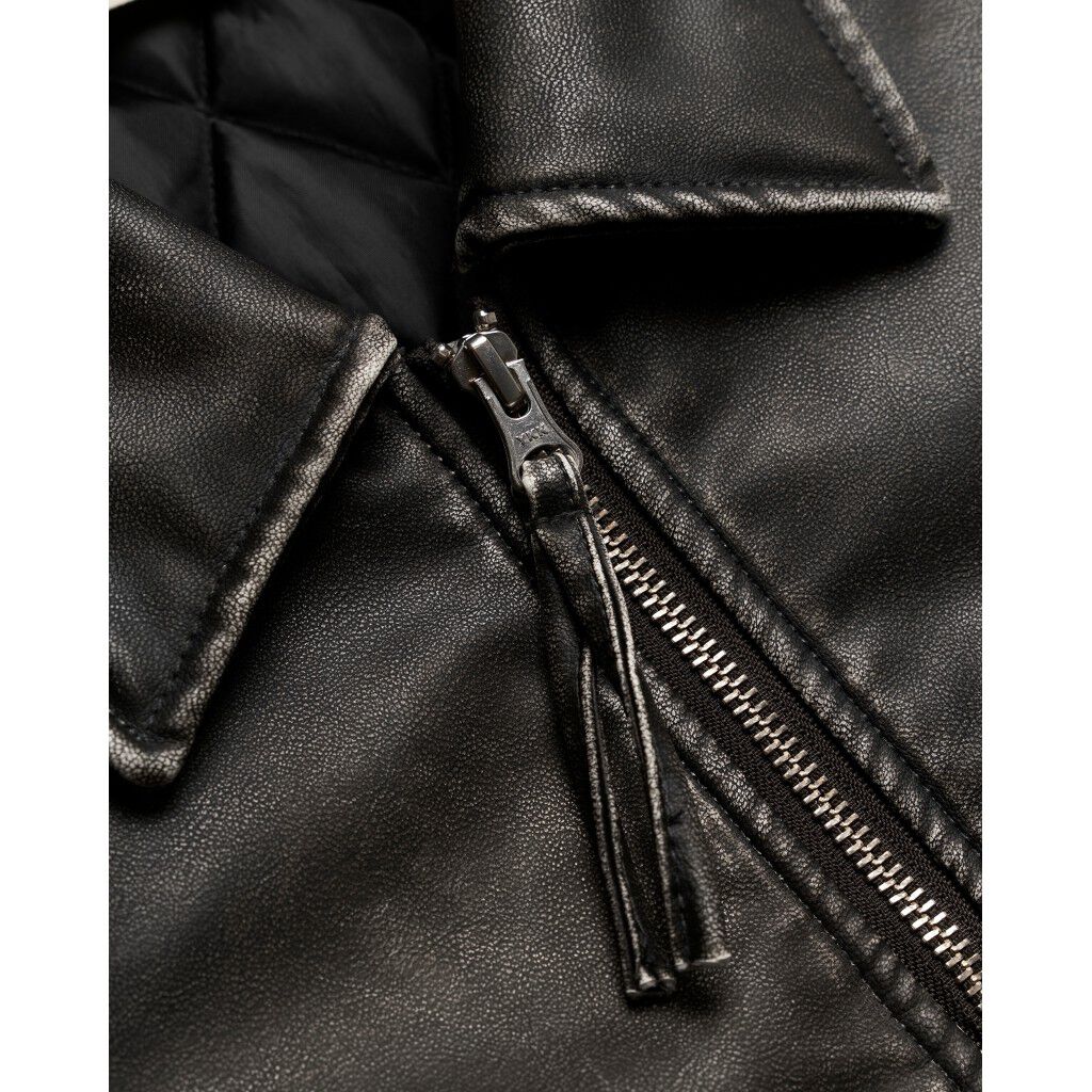 WBBue Washed PU Jacket
