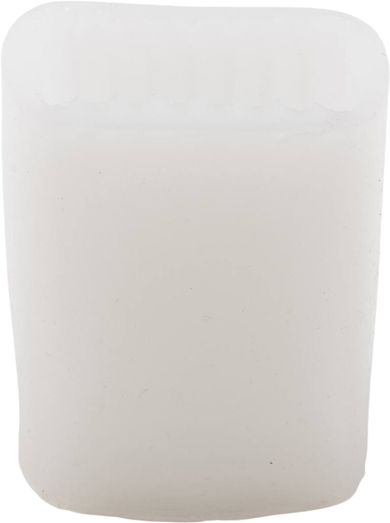 Silikoneform, Bue, H: 8 cm, diam. 4 cm, B: 5,5 cm.