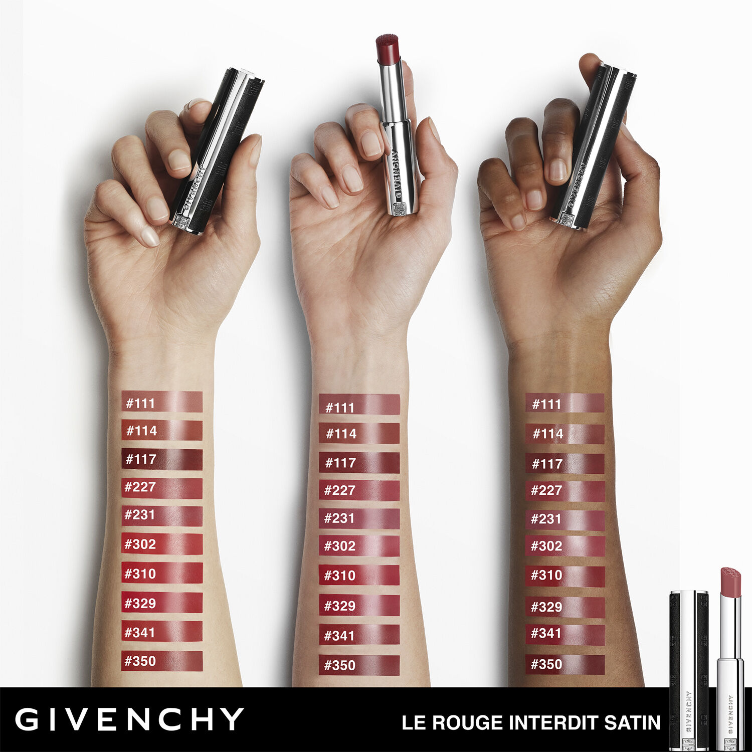 Le Rouge Interdit Satin Lipstick