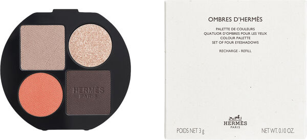 Ombres d'Hermès, powder quartet for the eyes refill, Ombres Fauves