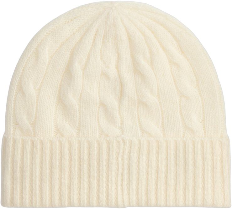 Cable-Knit Wool-Cashmere Beanie