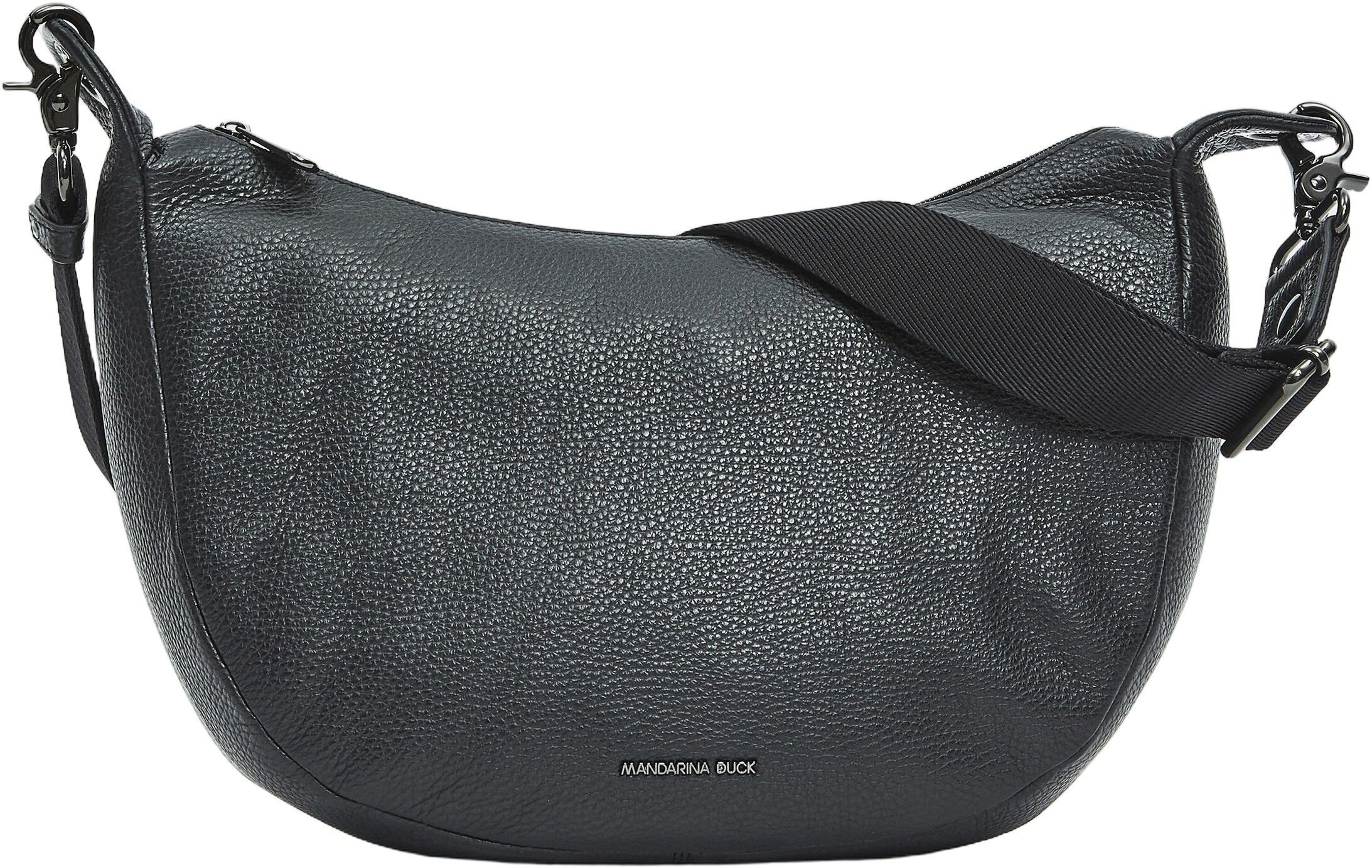 MELLOW LEATHER HOBO / NERO