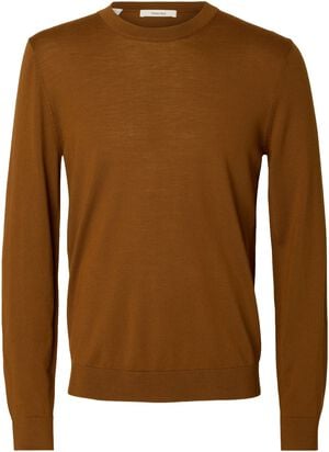 SLHTRAY LS KNIT MERINO CREW NECK NO