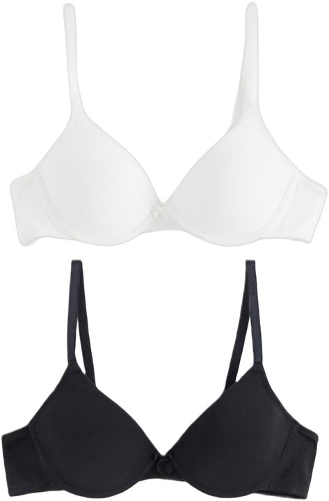 2-pakning t-skjorte-BH