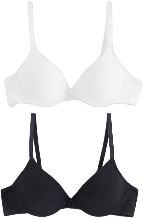 2-pakning t-skjorte-BH