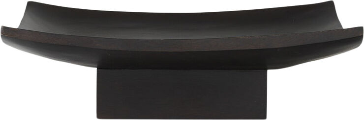Relevé Platter, Wood, Dark Brown