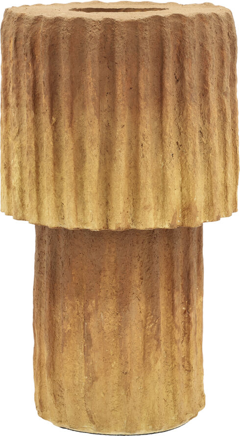 Lampe Styles 25 x 44 cm Amber Pappmasje