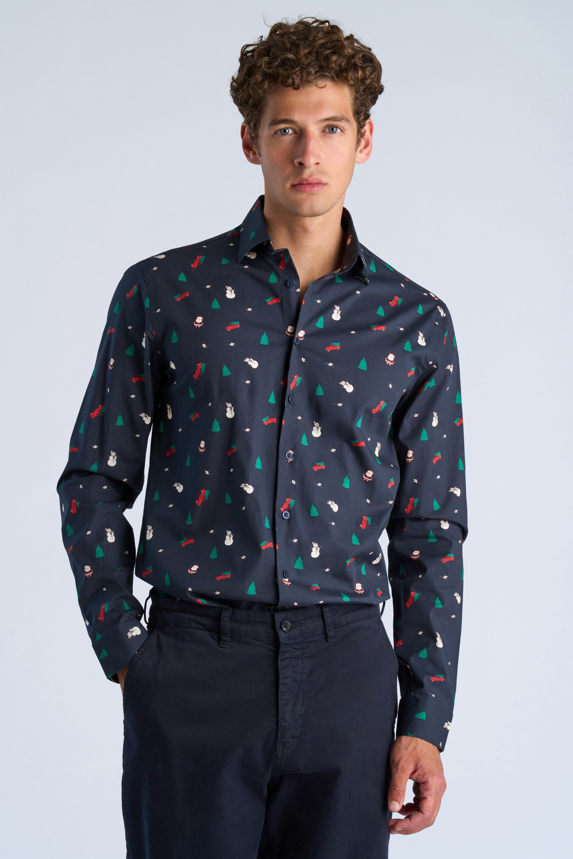 Relaxed-fit wool car coat