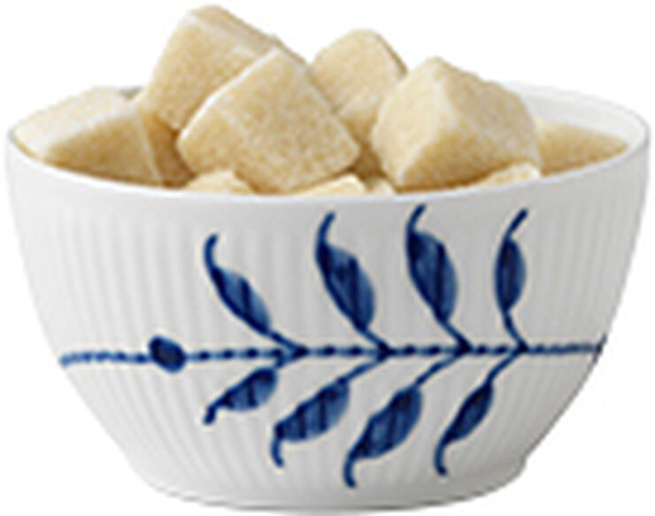 Blå Mega Riflet 10 cl. skål