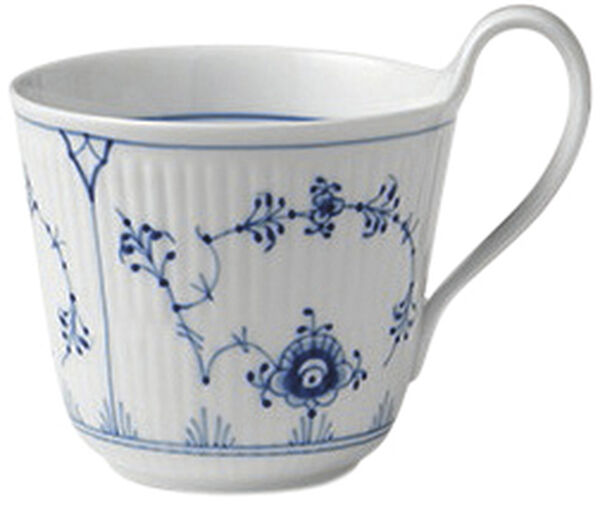 Musselmalet Riflet 33 cl. højhankskop