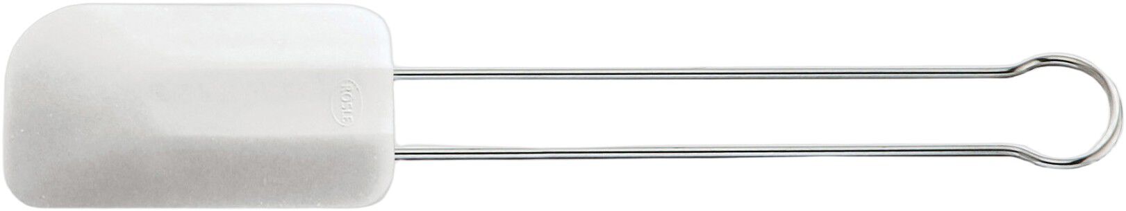 Slikkepott 26 cm St&aring;l/Hvit