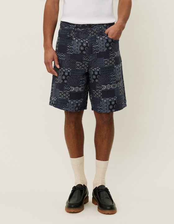 Ryder Contrast Jacquard Shorts