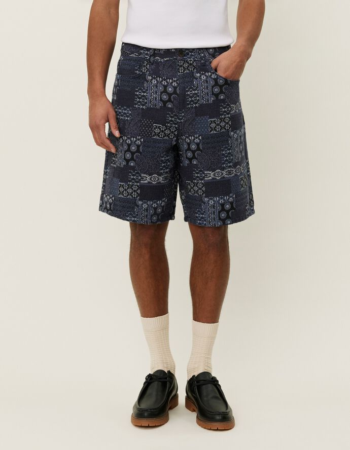 Ryder Contrast Jacquard Shorts