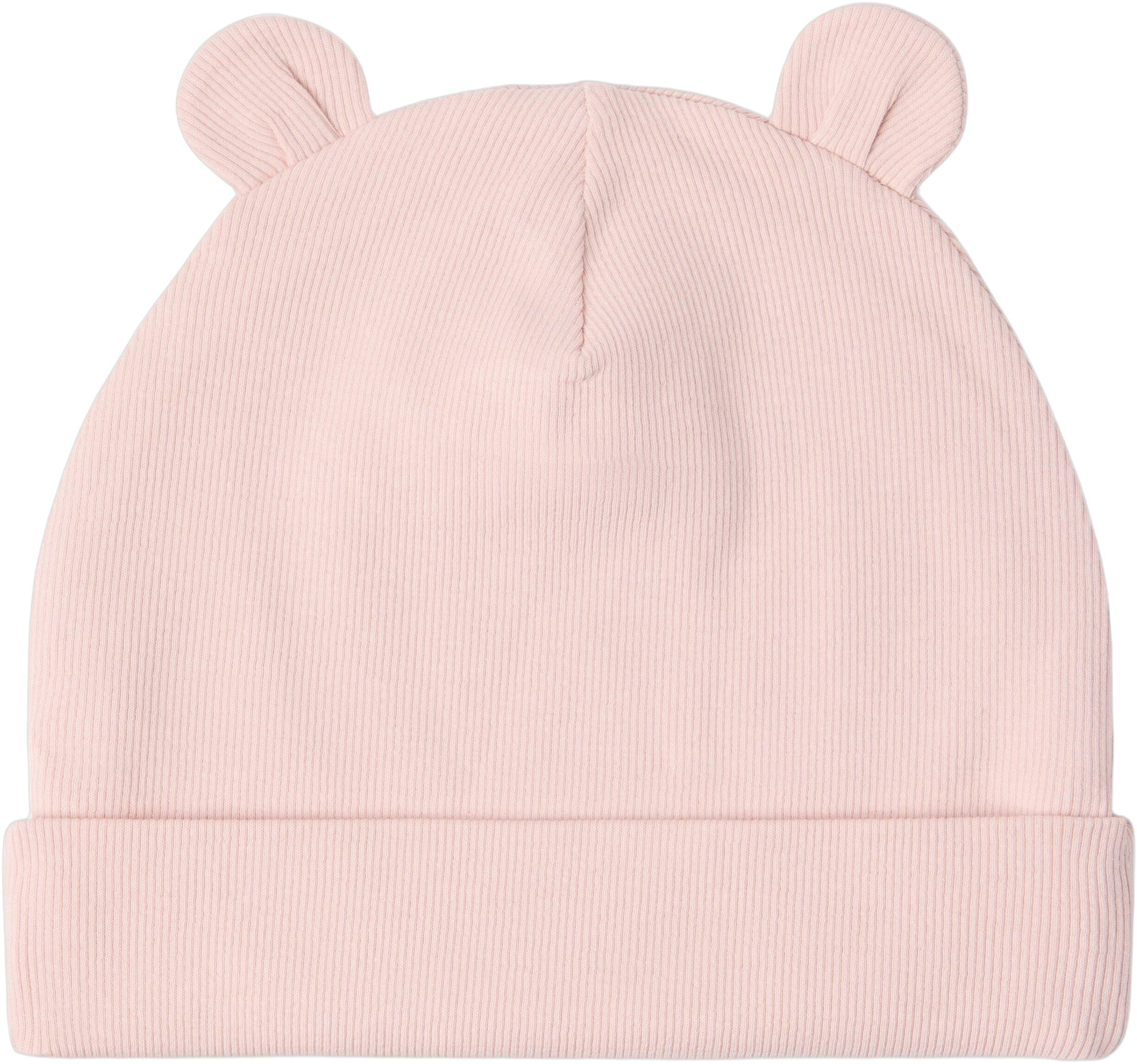 Ribbad m&ouml;ssa med p&aring;sydda &ouml;ron oc