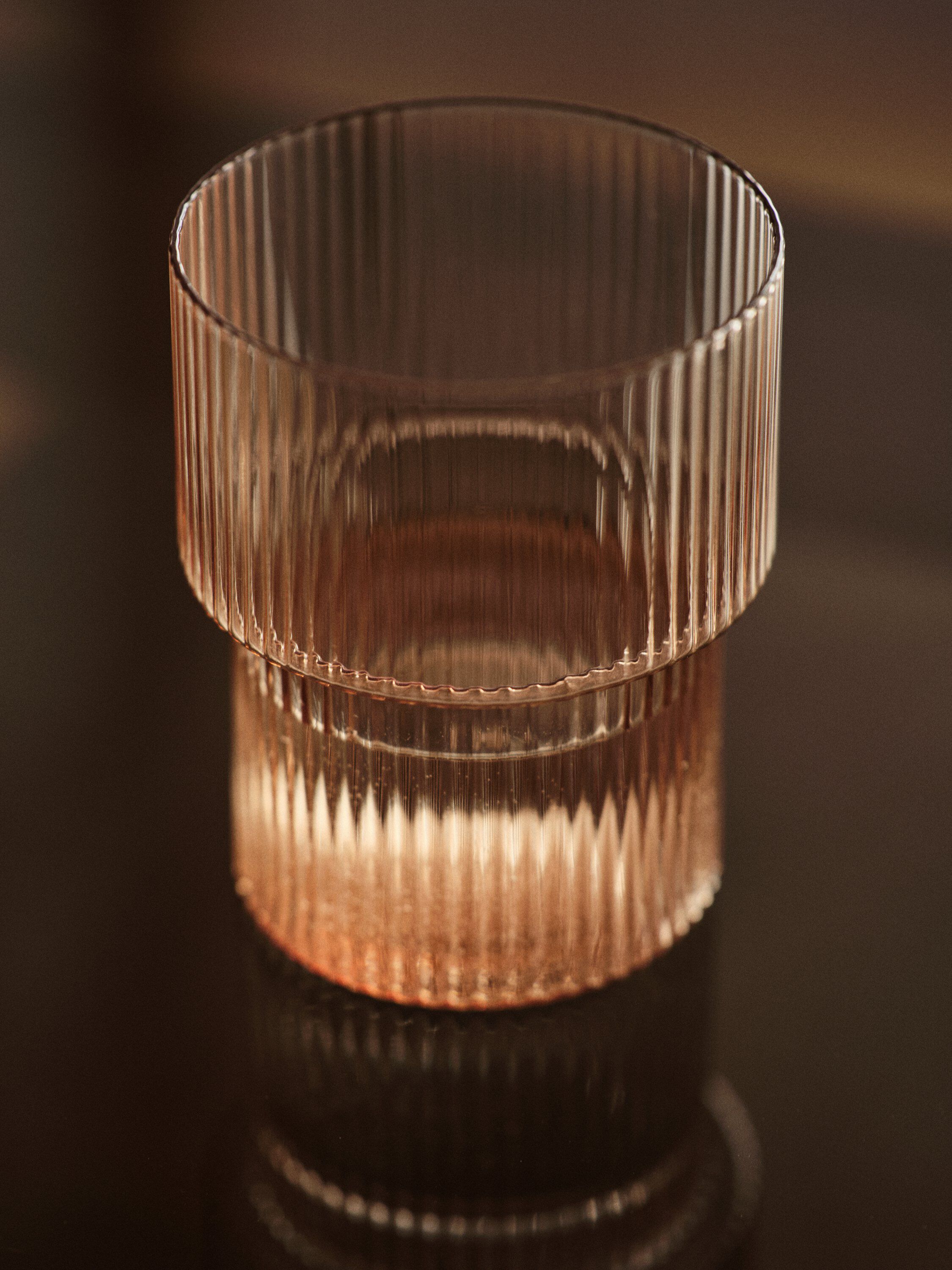 Ripple Glasses - Set of 4 - Blush