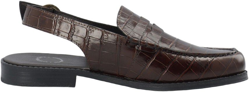 CASROBERTA Slingback Loafer Croco