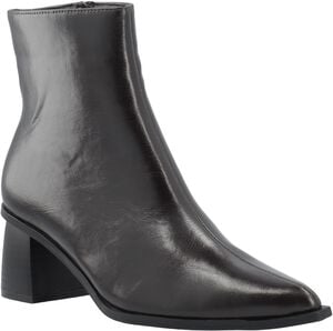 BIALEONORA Short Zip Boot Faux Leather
