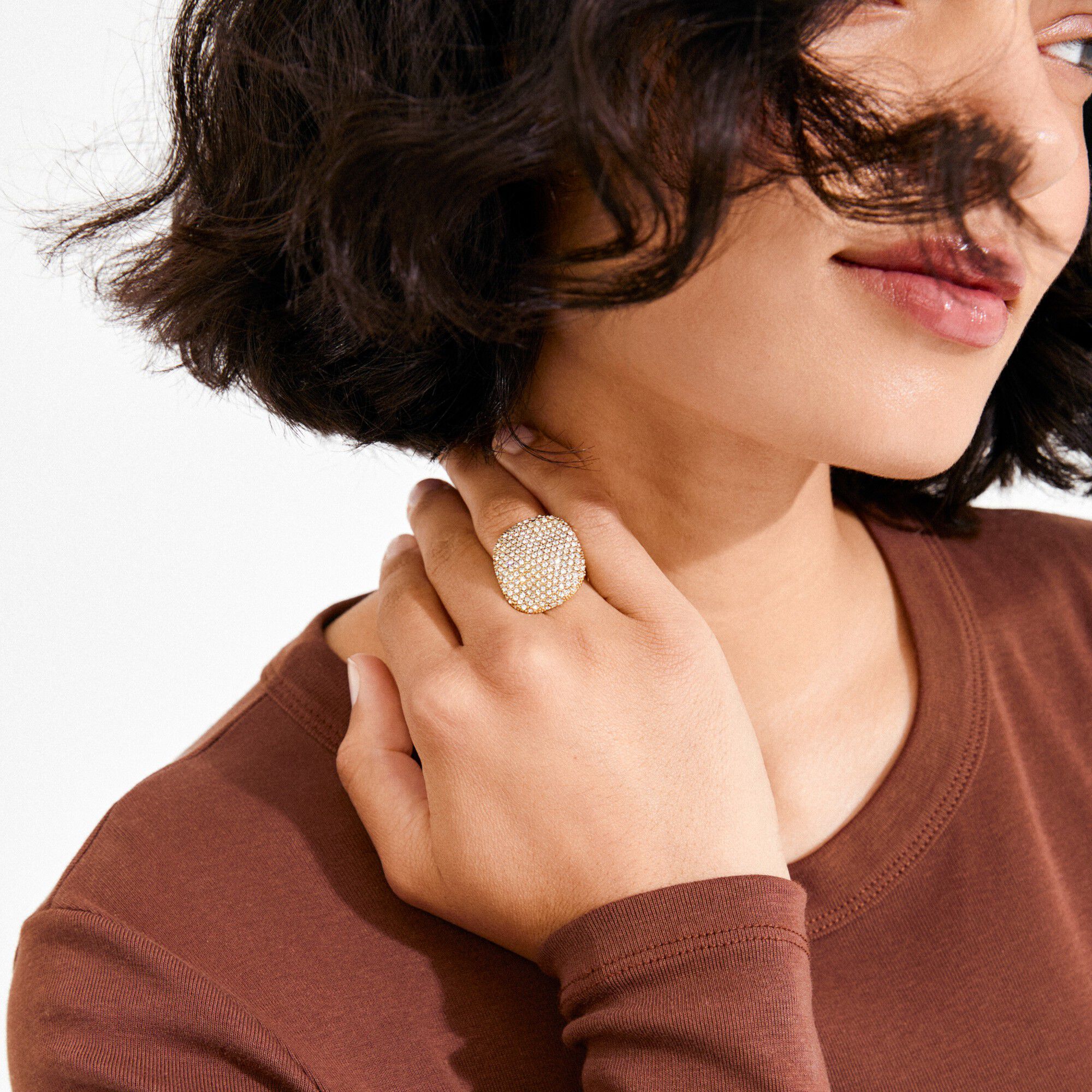 EMBER ring guldbelagt