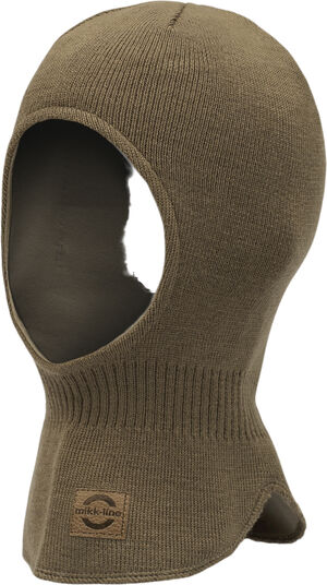 Knitted Balaclava w Wool & Windstop