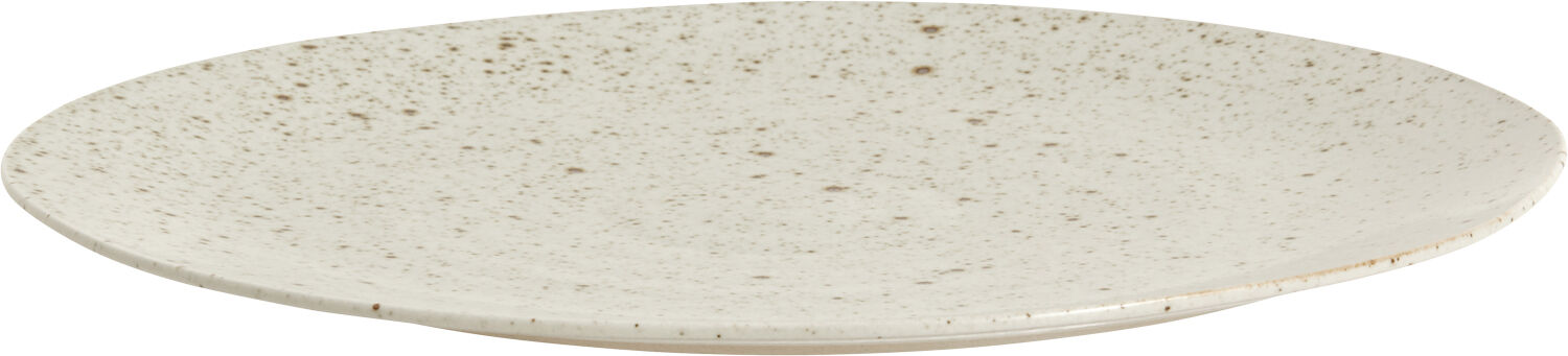 GRAINY plate, L, sand