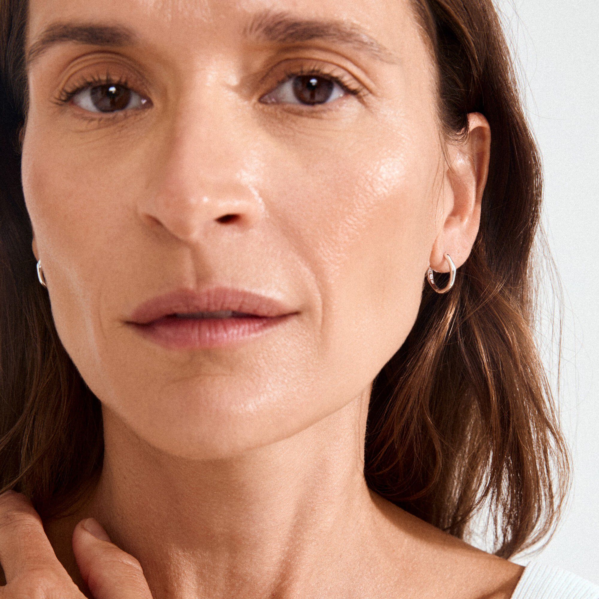 NOVA hoop earrings silver-plated