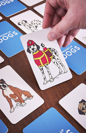 Dress up dogs memory game