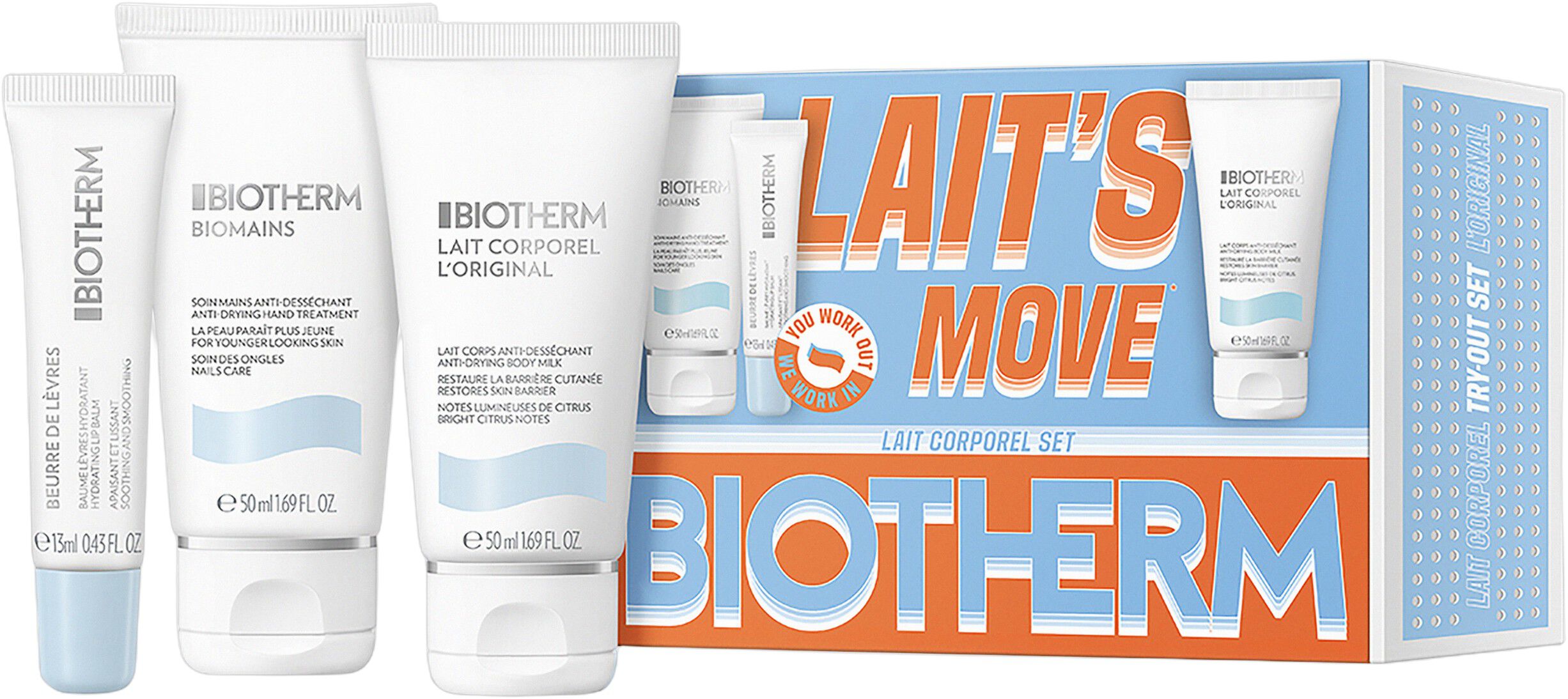 Lait Corporel 50ML Mini Set