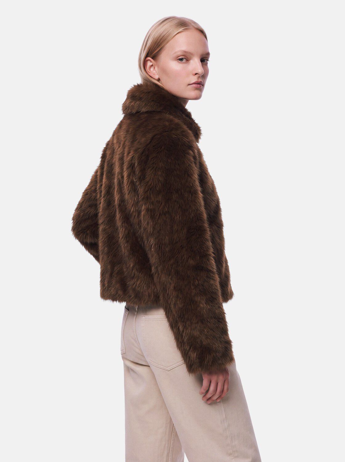 Pcjilla Short Fluffy Jacket Bc