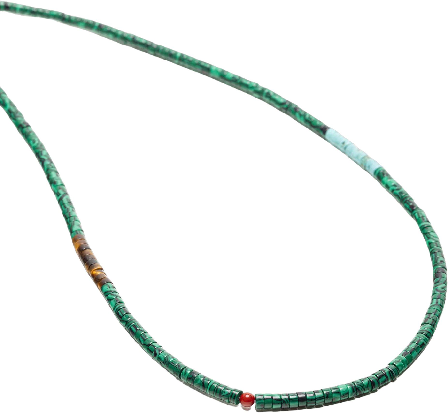 Green Malachite Heishi Necklace