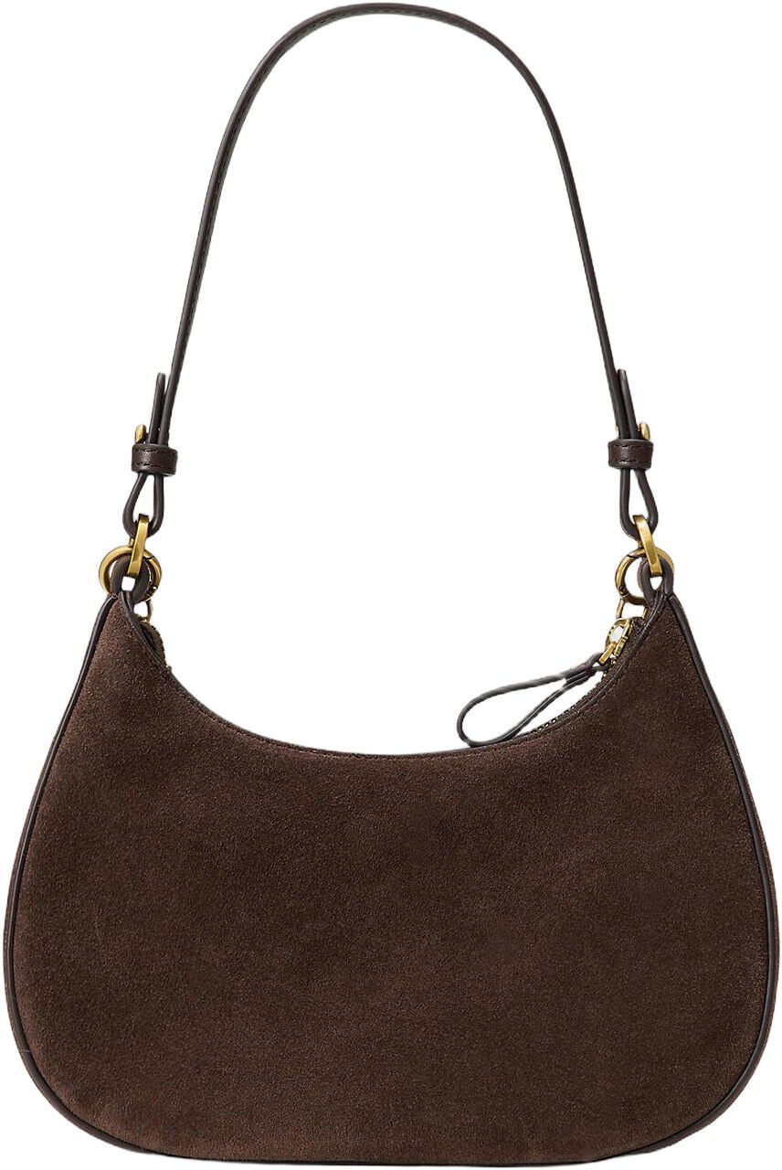 Suede Medium Marcy Zip Shoulder Bag