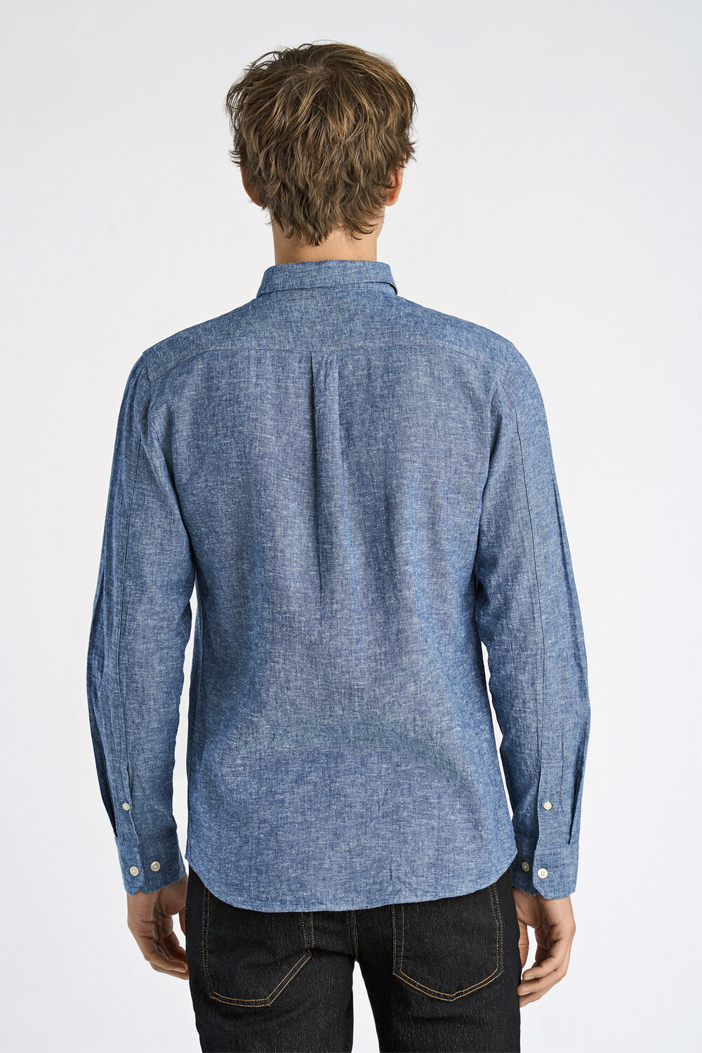 Cotton/linen shirt L/S