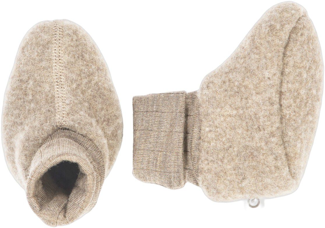 Woolly fleece booties