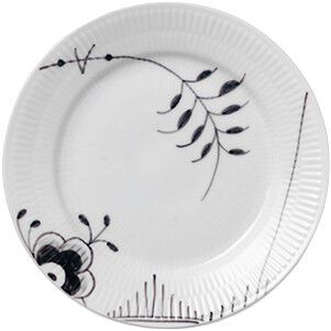 Sort Mega Riflet 19 cm. tallerken