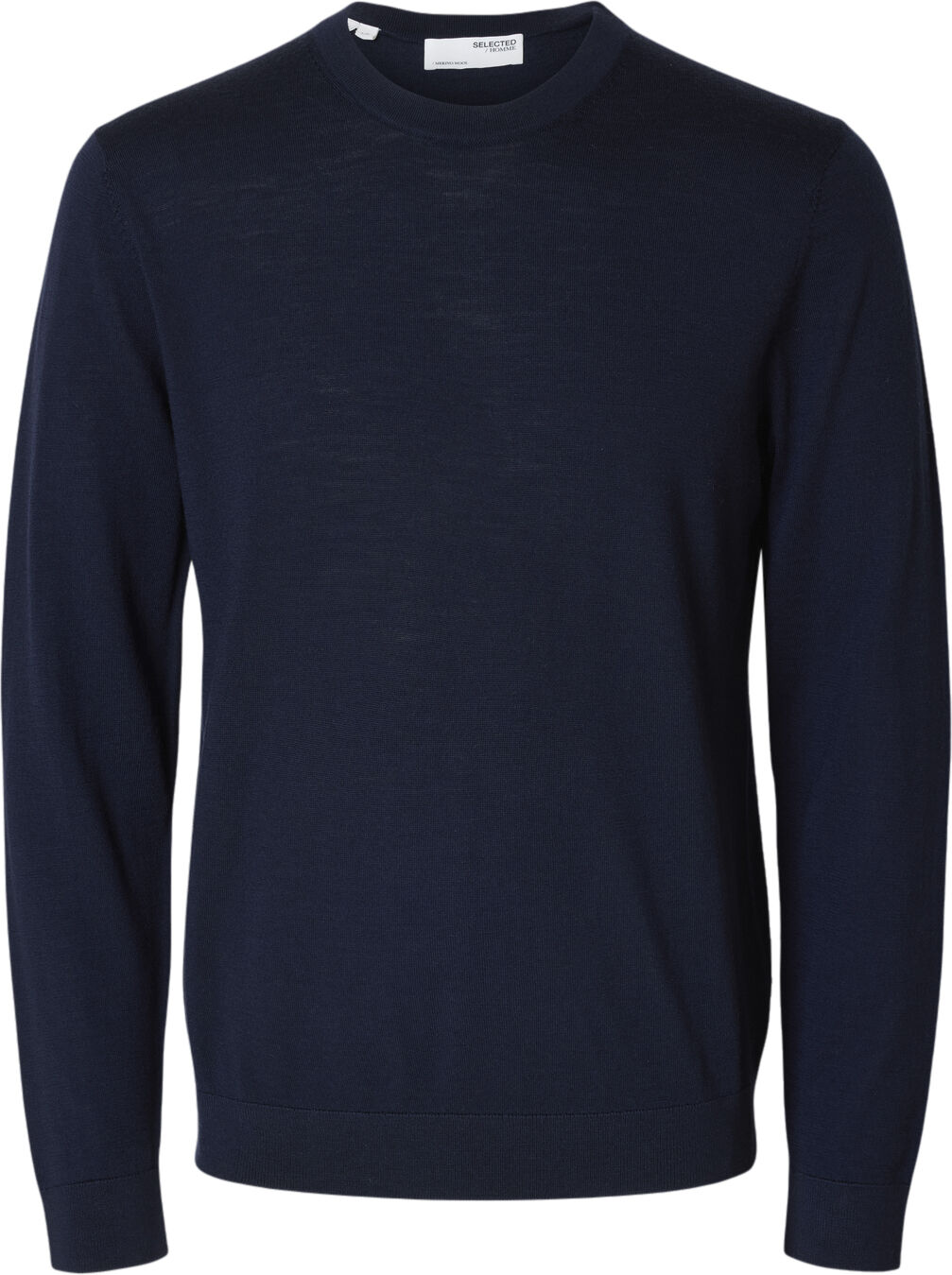 Slhtray Ls Knit Merino Crew Neck Noos