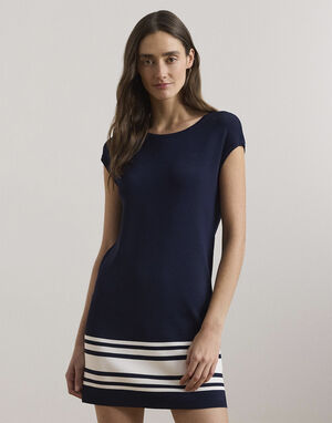 MATTE RAYON/NYLON-SS DRESS