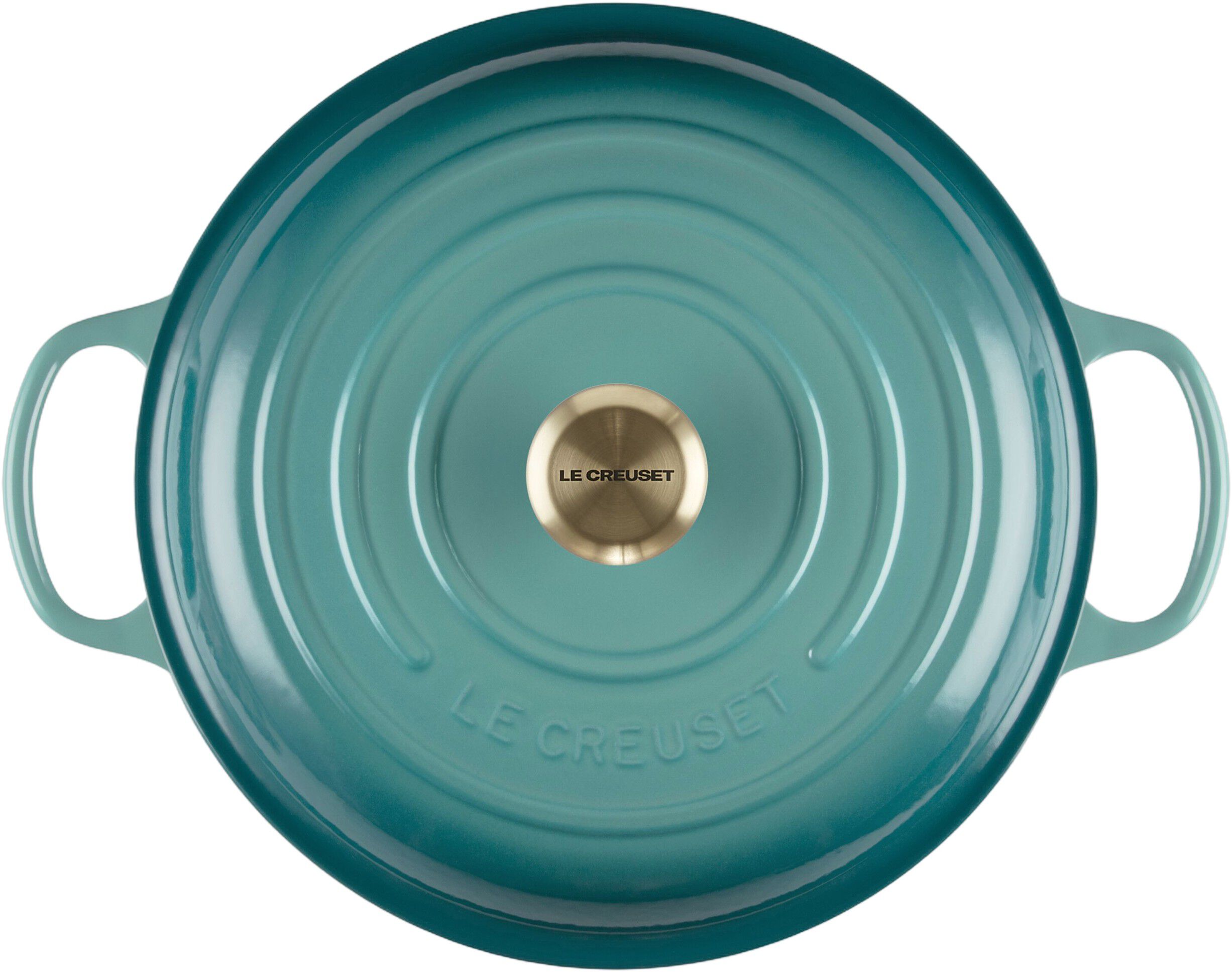 Le Creuset Signature st&oslash;bejern buffetgryde 30cm Bleu Riviera