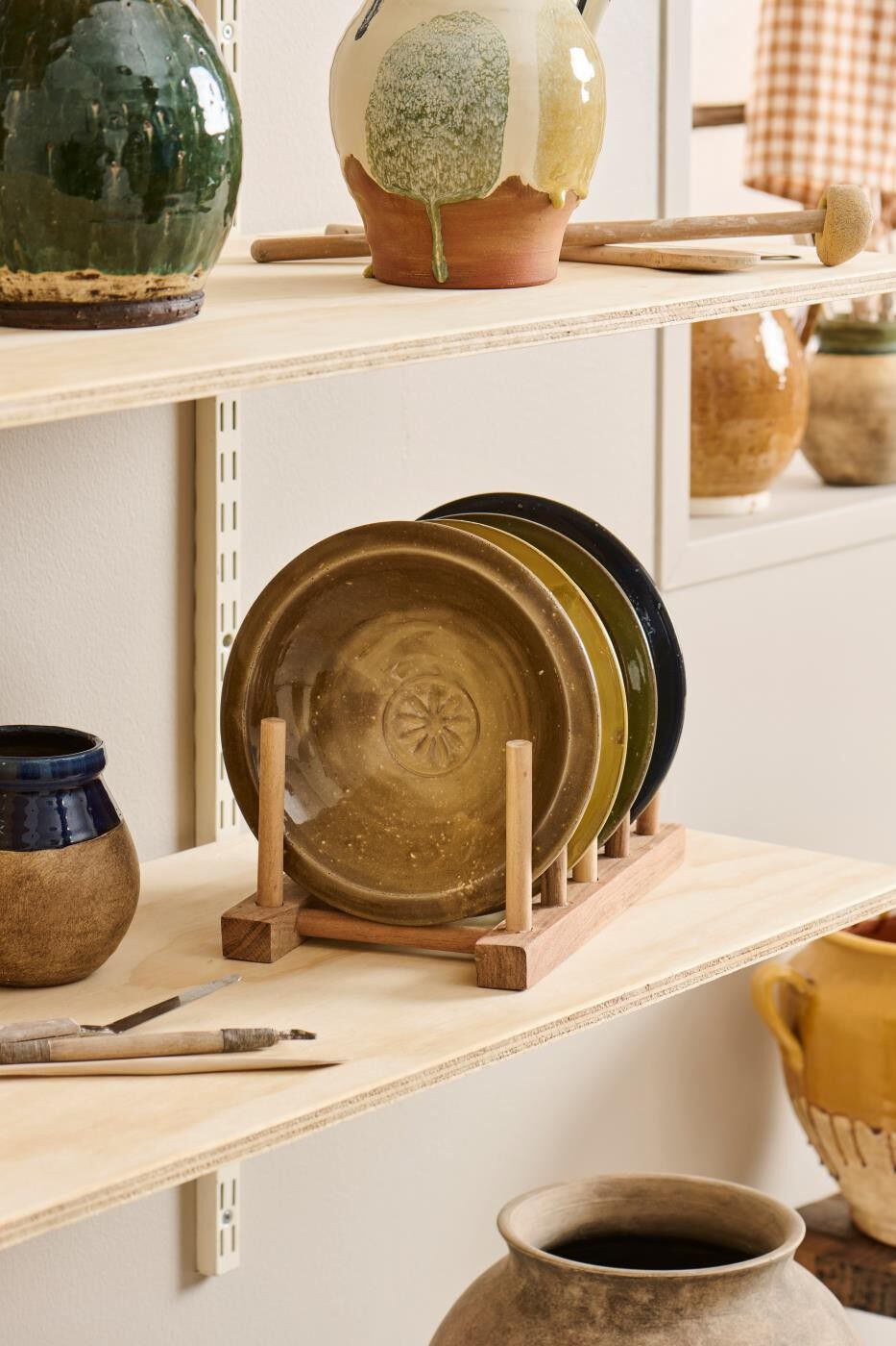 Sk&aring;l m/blomst sand rustik Avignon