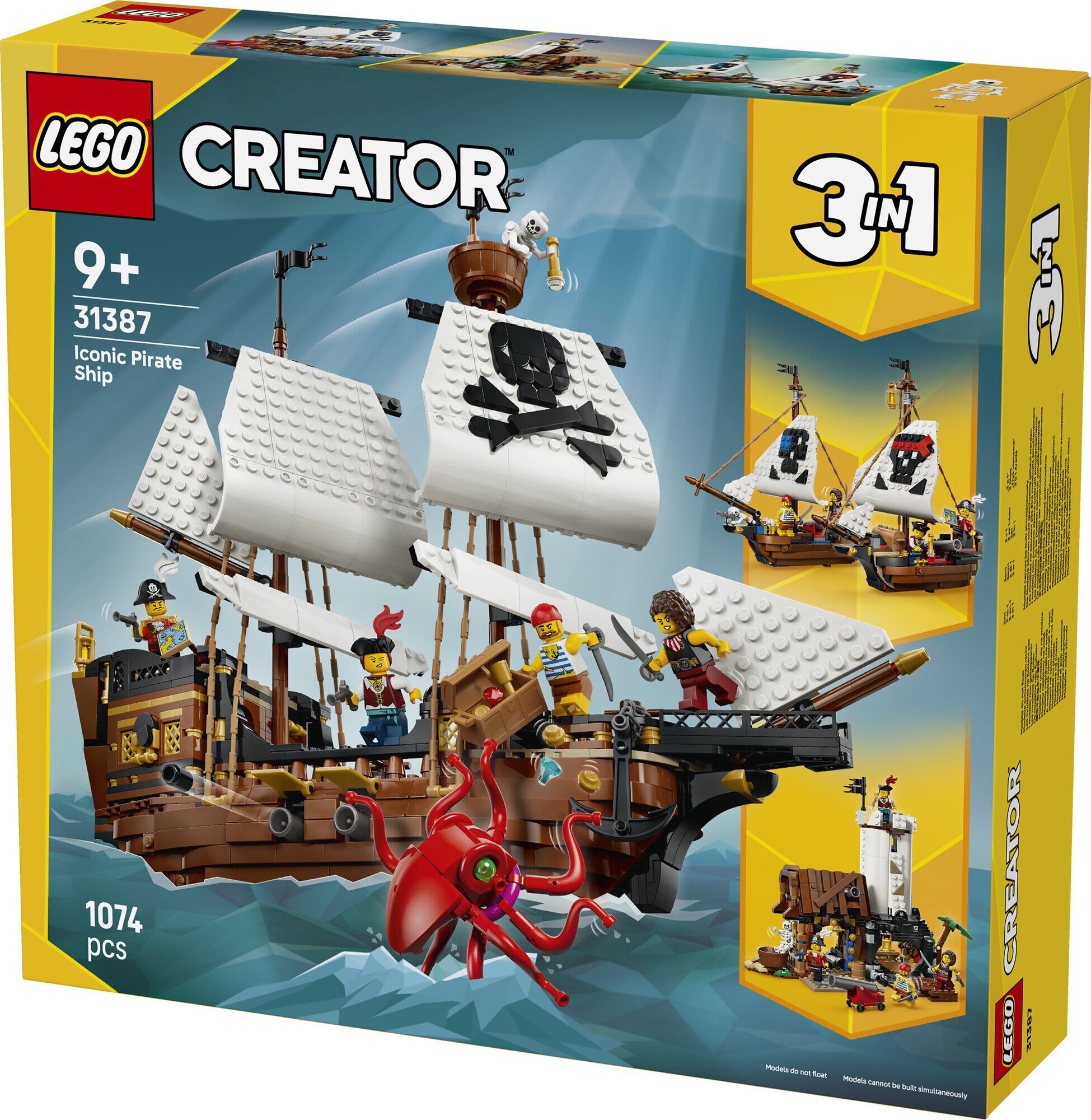 Ikonisk piratskib 31387