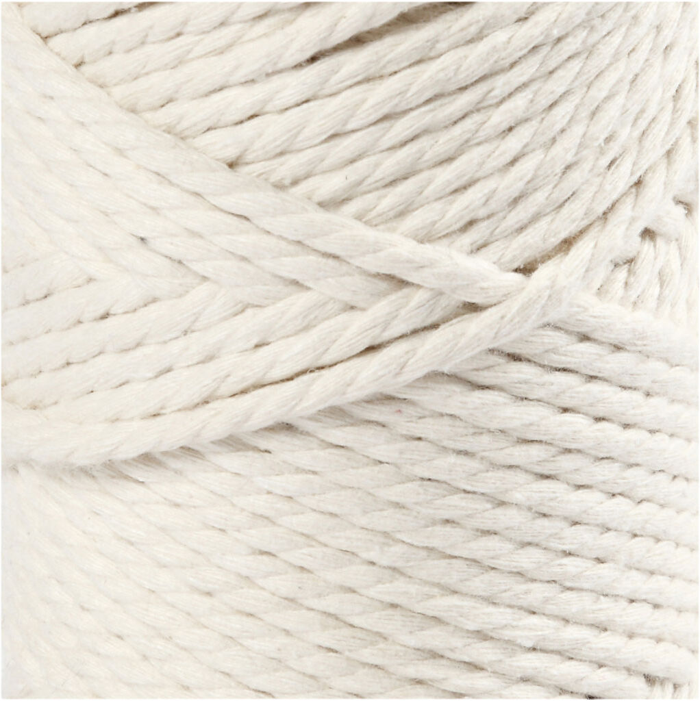 Macram&eacute; reb, L: 55 m, diam. 4 mm.