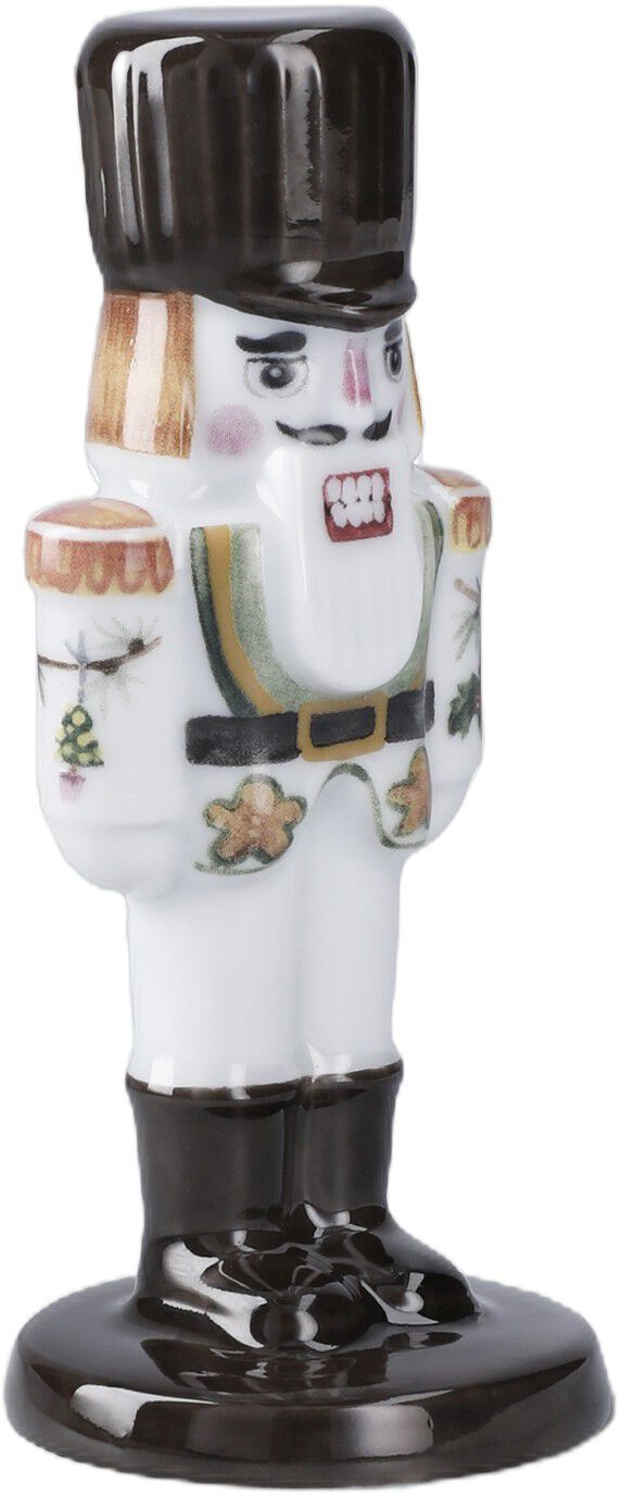 Hammersh&oslash;i Christmas N&oslash;ddekn&aelig;kker H12 cm hvid m. deko