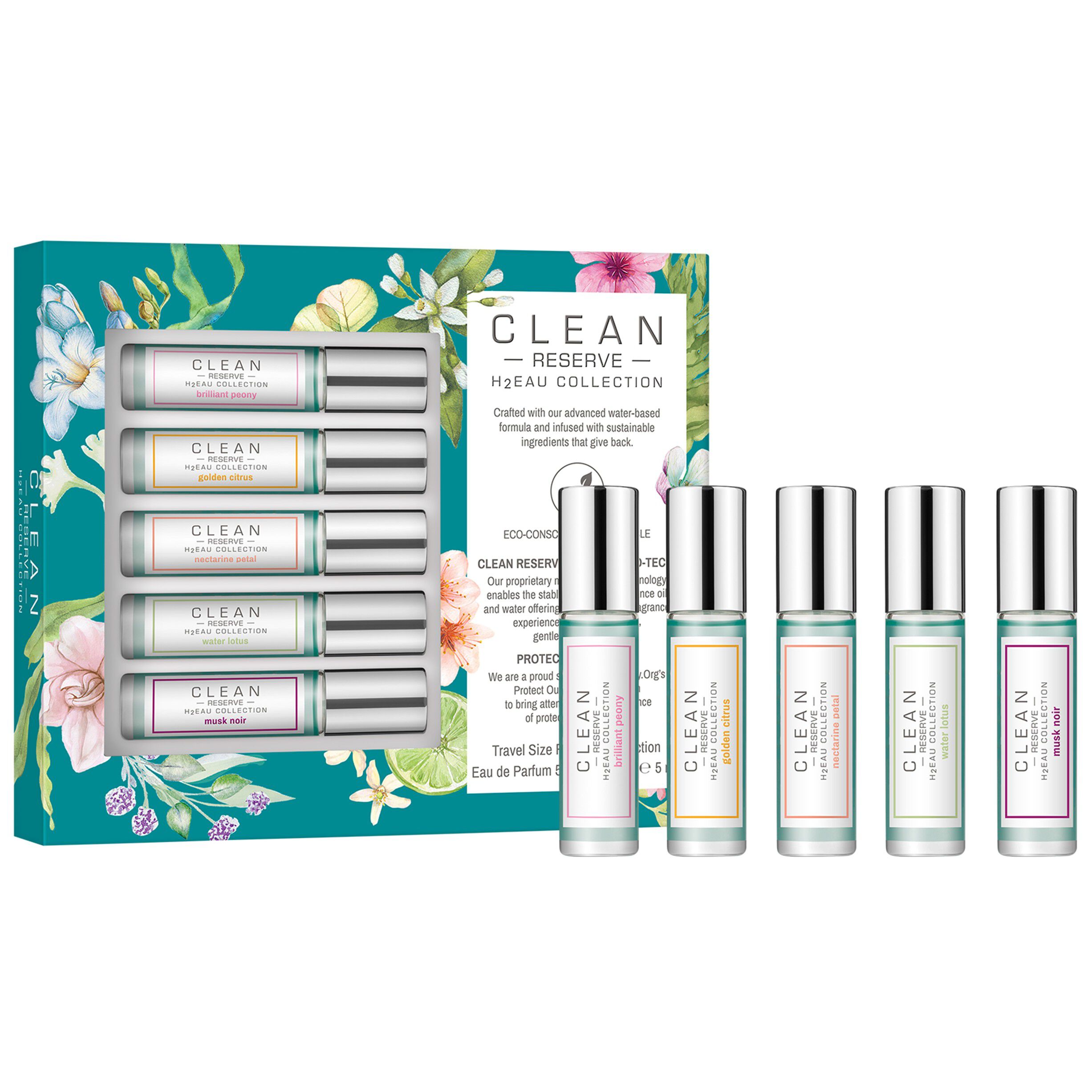 Clean Reserve H2Eau 5-Pack Rollerball Layering Set 5x5ml