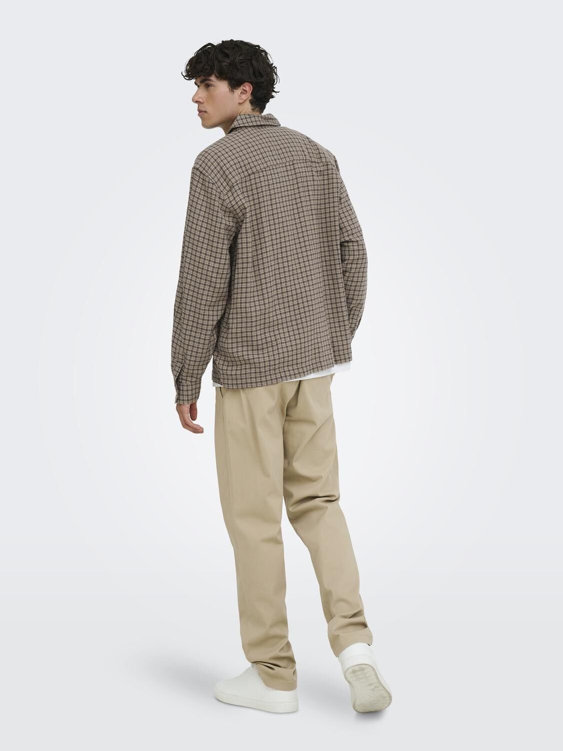 Onshale Flannel Check Shirt Rlx Fit