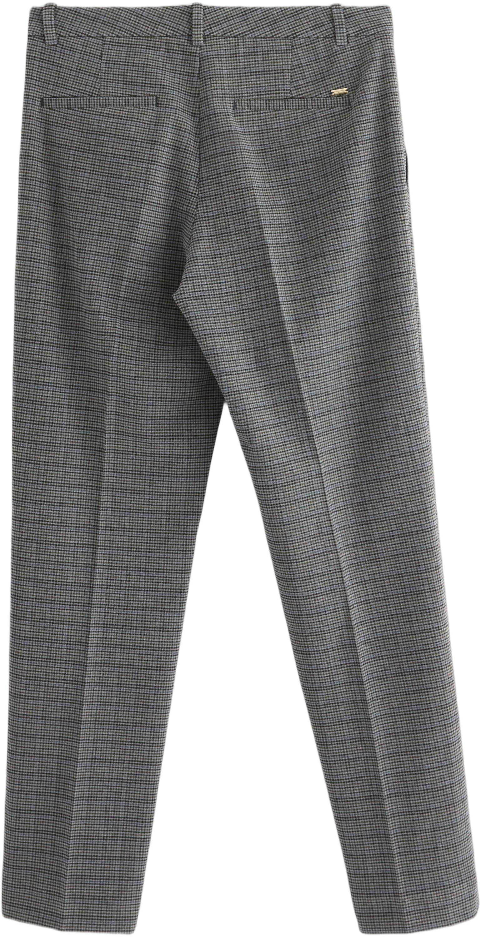 Byxor med normalh&ouml;g midja och pres