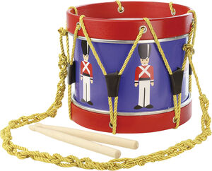 Vilac - Klassisk tromme - Tinsoldat