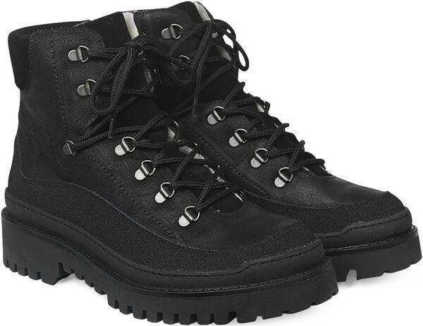 Snørestøvle med uldfoer