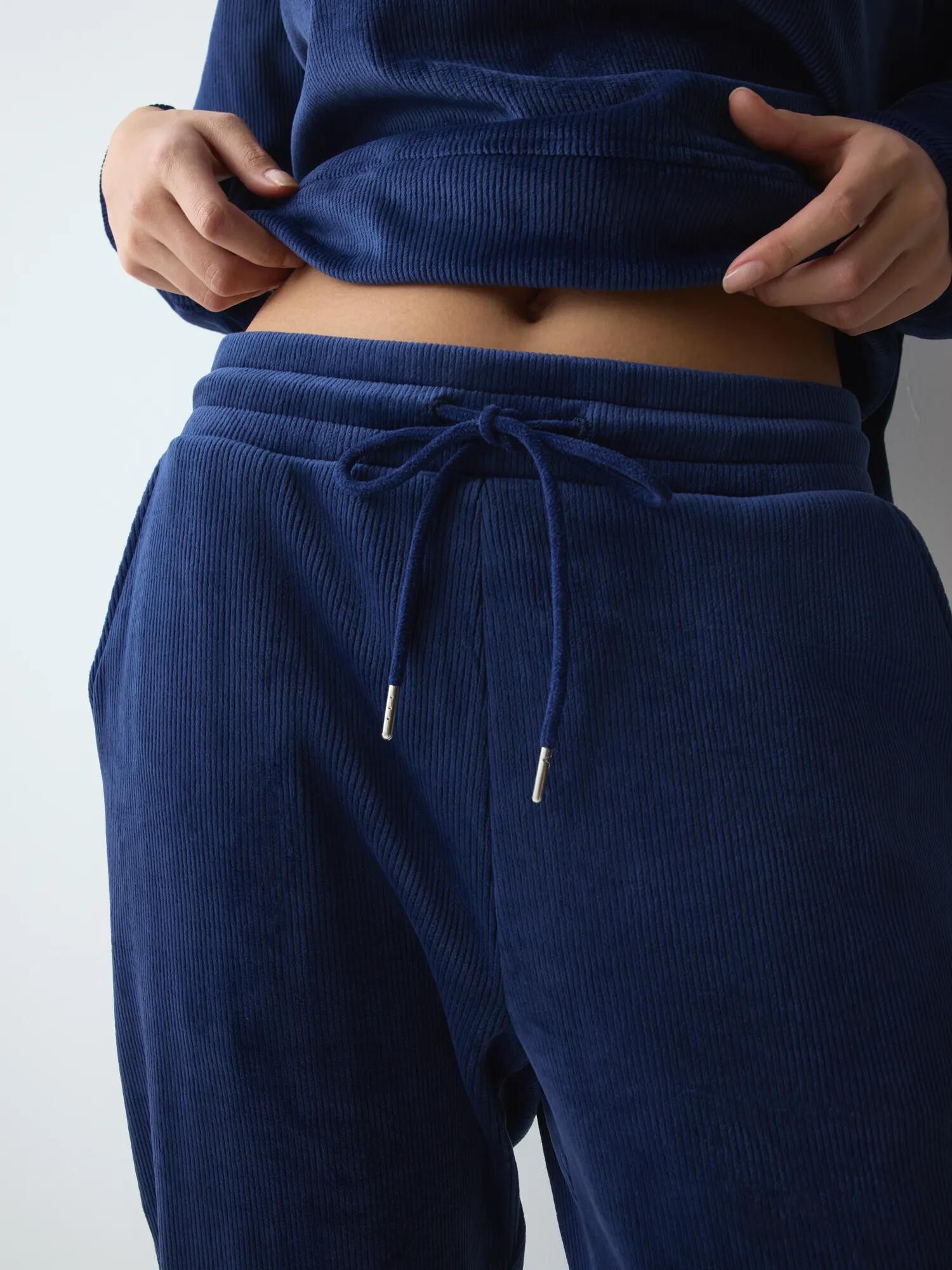 Velour Rib Trousers