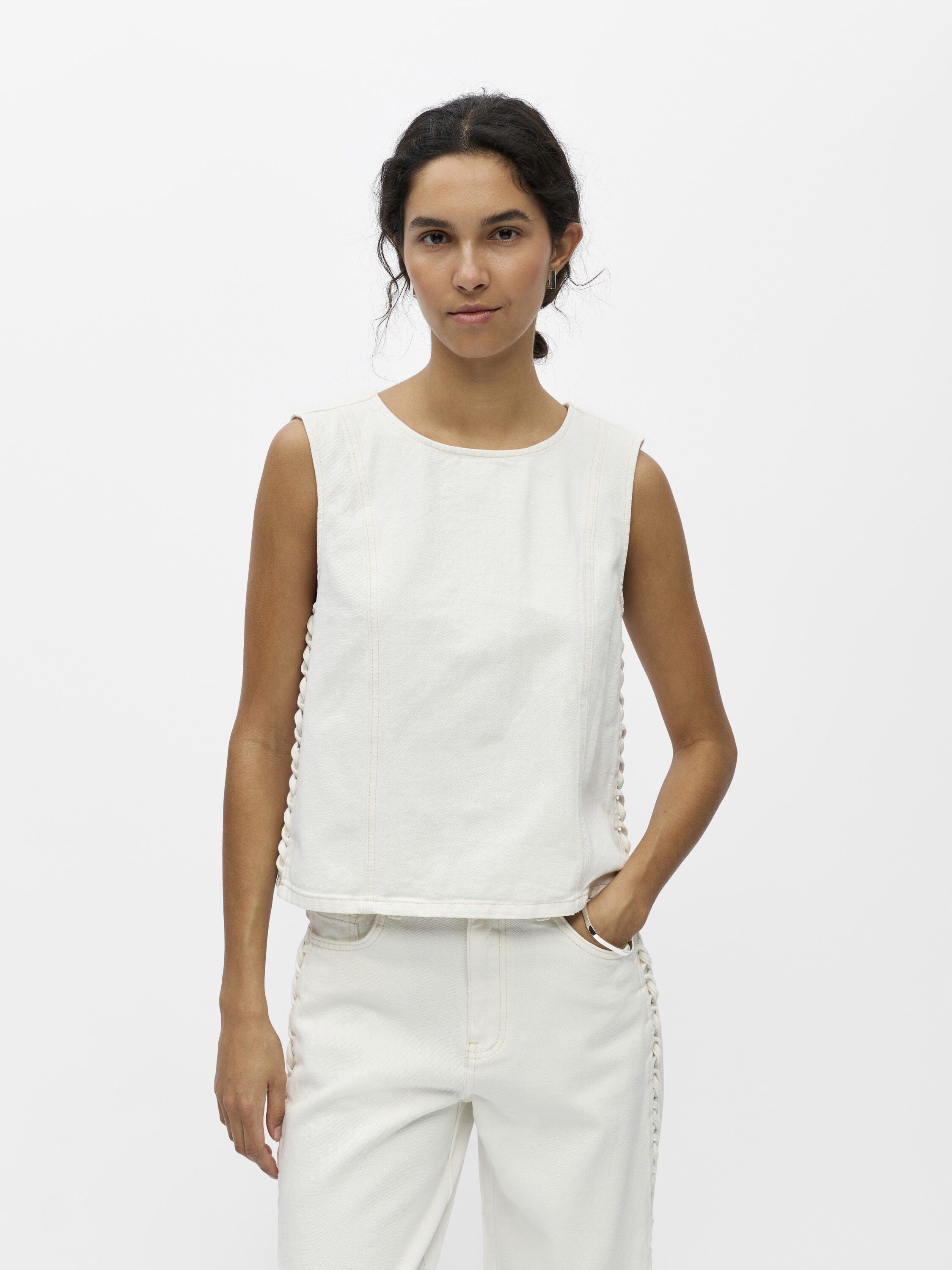 Objtrice S/L Re Denim Top 145