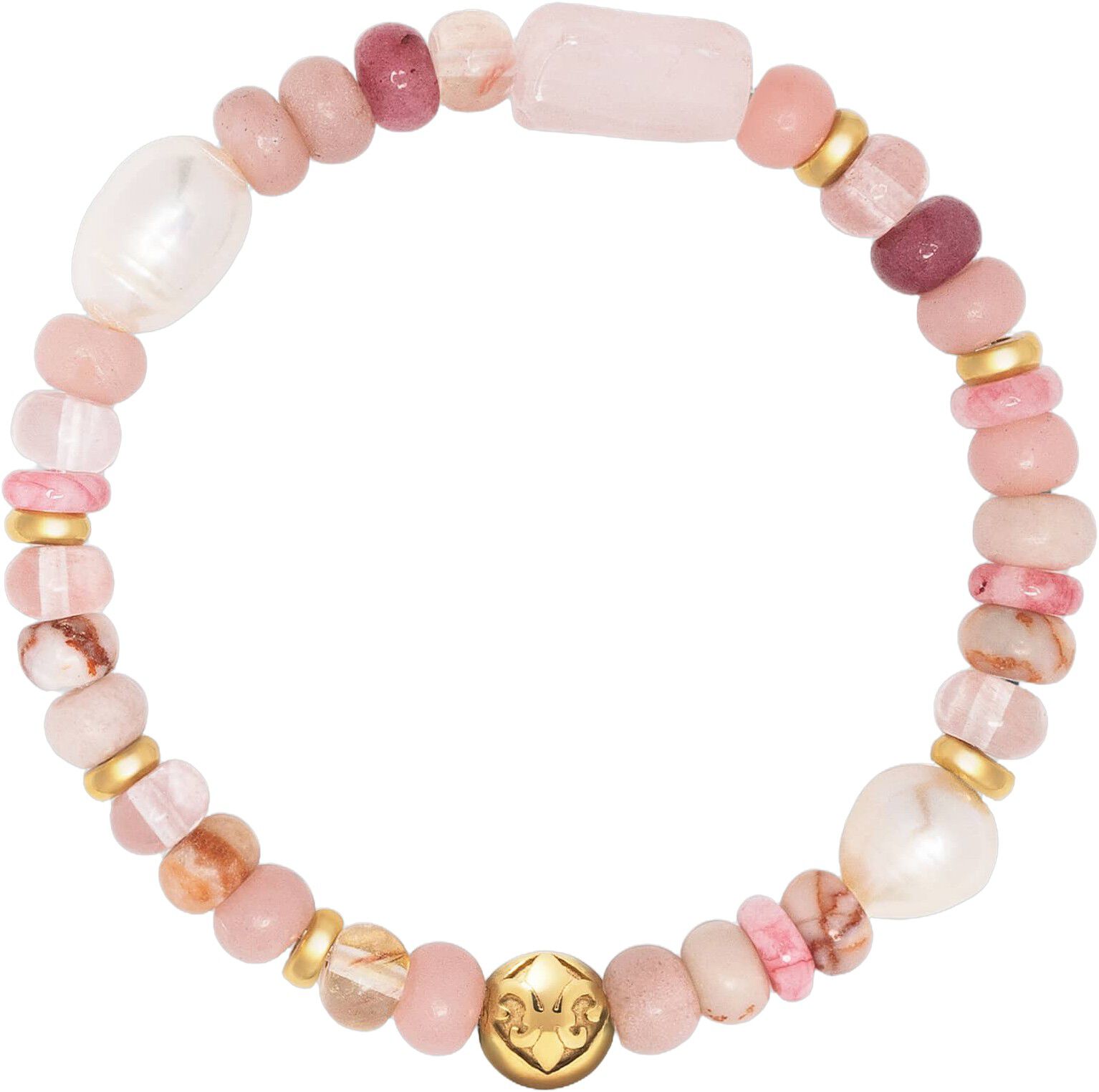 Women's Rose Pearl Wristband