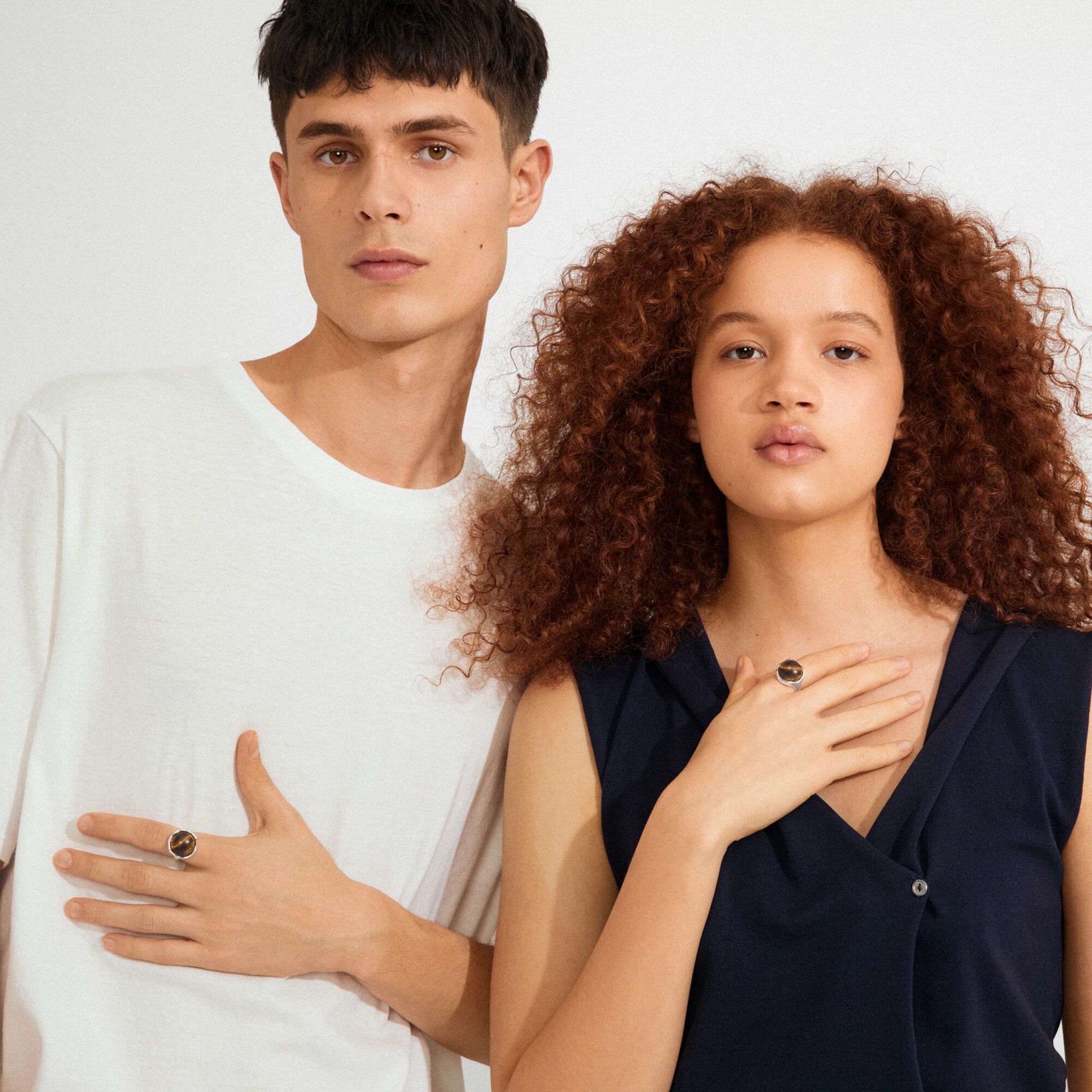 SENSE ring s&oslash;lvbelagt/agat